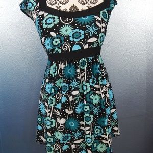 L8ter floral dress with ribbon